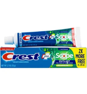 CREST TOOTHPASTE SCOPE WHITENING OUTLAST